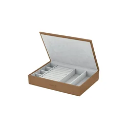Škatlica za nakit Blomus Sahla 22 x 15 x 4 cm rjava barva