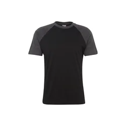 Raglan contrasting t-shirt blk/cha
