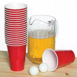 Beer pong set z žogicami
