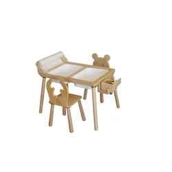 Hanah Home Dečiji sto i 2 stolice, Beli