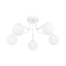 Sollux SL.1660 - Luster na šipci ASTRAL 5xG9/8W/230V bela
