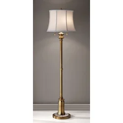 Feiss FE-STATEROOM-FL-BB - Podna lampa STATEROOM 2xE27/60W/230V mesing