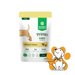 Natures Protection Puppy Chicken&Turkey 85g, Vlažna Hrana Za Štence Svih Rasa