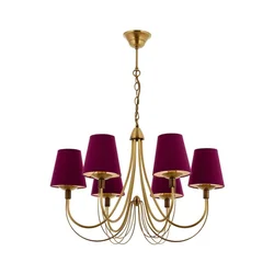 Opviq Luster Av-4325-6E, 100 cm, Zlatno-ljubičasti