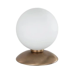 Paul Neuhaus 4437-11 - LED Zatemnitvena namizna svetilka na dotik BUBBA 1xG9/28W/230V medenina