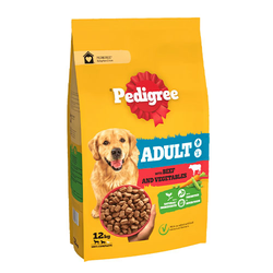 Pedigree Adult Govedina i povrće 12kg