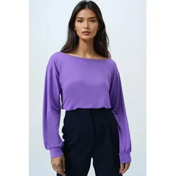 Trend Alacati Stili Ženska bluza Alc-X14393, Ljubičasta