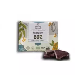 Cacao Crudo Raw Temna čokolada 80%, BIO, 30 g