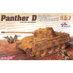 Model Kit spremnika 6945 - Sd.Kfz.171 Panther Ausf.D sa Zimmeritom (2 u 1) (1:35)