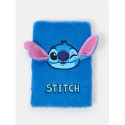 Sinsay - Plišani notes sa 3D koricama Stitch - plava