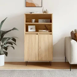Visoka komoda hrasta sonome 60x36x110 cm od konstruiranog drva