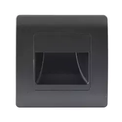 Emithor 70438 - LED svetiljka za stepenište STEP LIGHT LED/1W/230V 4000K crna