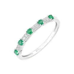 DIAMANT LETERNEL Prstan srebrna