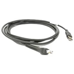 Zebra CBA-U01-S07ZAR - 2.1 m - USB A - USB 2.0 - Male/Male - Grey (CBA-U01-S07ZAR)