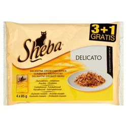 SHEBA Mini - file iz ptic- vrečka 13x(4x85g)