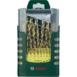 Bosch Set metalnih spiralnih svrdla HSS 25-dijelni Bosch 2607017154 TiN cilindrična drška 1 Set