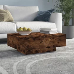 Den Klubska mizica dimljeni hrast 90x60x31 cm konstruiran le
