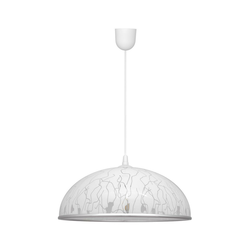 Luster na sajli CIRCLE 1xE27/15W/230V beo