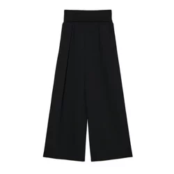 Cropp - Pantalone wide leg - CRNO