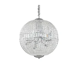Ideal Lux - LED kristalni luster na lancu LUXOR 12xG9/3W/230V O 60 cm proziran