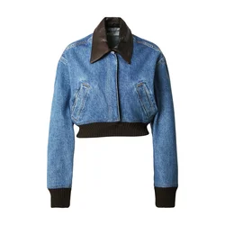 IRO Prehodna jakna moder denim/temno rjava