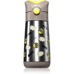 b.box termo steklenička s slamico, 350 ml grey, yellow