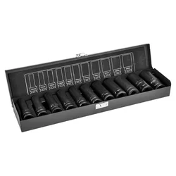 Komplet ključev 1/2, 10-24 mm, 11 delov 12-102