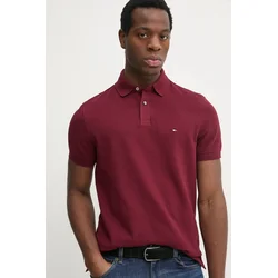 Polo Tommy Hilfiger moški, bordo barva, MW0MW17770