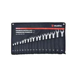 WURTH Red Stripe Set okasto-viljuškastih ključeva OK 6-22, 17 komada (5754101917)