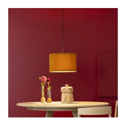 Brilliant - Luster na sajli TONY 1xE27/20W/230V O 35 cm narandžasta
