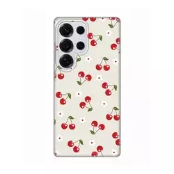 Silikonska maska za Samsung S938B Galaxy S25 Ultra Print Cherry and Flowers