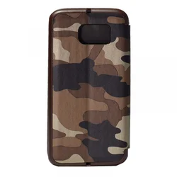 Maska na preklop Army flip cover za Samsung S6/G920 braon
