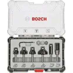 BOSCH Komplet glodala/ 6 komada/ Trim&Edging držač od 6 mm 2607017468