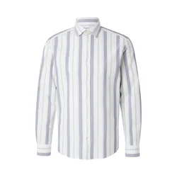 JOOP! Jeans Srajca Heli bež/dimno modra/naravno bela