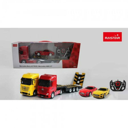 R/C 1:26 Mercedes-Benz Actros sa automobilom u mjerilu 1/24