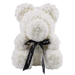 shumee Medvedek vrtnica 40 cm - bel
