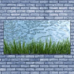 tulup.si Slika na platnu Voda grass nature 140x70 cm