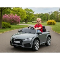 Audi TT RS – Licencirani Dečiji Automobil na Akumulator Sivi (12V)