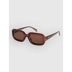 Dot Dash Halo Shiny Crystal Brown Sunglasses brown