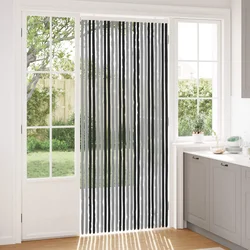 Zavjesa protiv insekata Chenille Siva i crna 100 x 230 cm