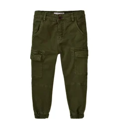MINOTI Pantalone za dečake 7BCOMBAT3, Maslinaste