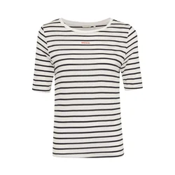 Mexx Ženska majica NL2186023W, Belo-Crna