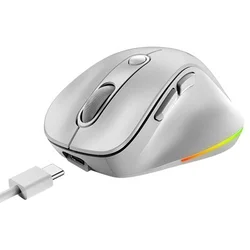 Genius Bežični miš Ergo 9000S Pro, USB, Beli