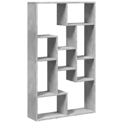 Regal za knjige boja betona 72 x 20 x 120,5 cm konstruirano drvo
