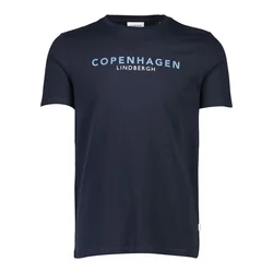 Lindbergh Majica Copenhagen marine/svetlo modra/bela