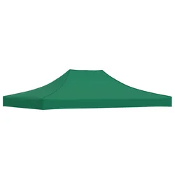 Krov za šator za zabave 4,5 x 3 m zeleni 270 g/m2