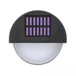 Aigostar - LED solarno zidno svetlo LED/1W/1,2V crno 2700K IP44