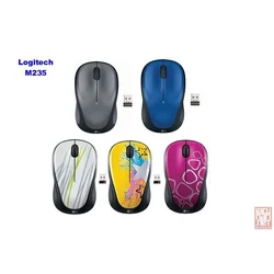 Logitech M235, Wireless Mouse, 1000dpi, red