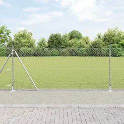 Zavareno žičano ogradno mreža s betonskom podlogom 25 x 0,8 m