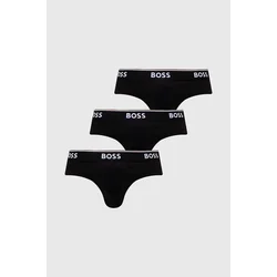 Moške spodnjice BOSS 3-pack moški, črna barva